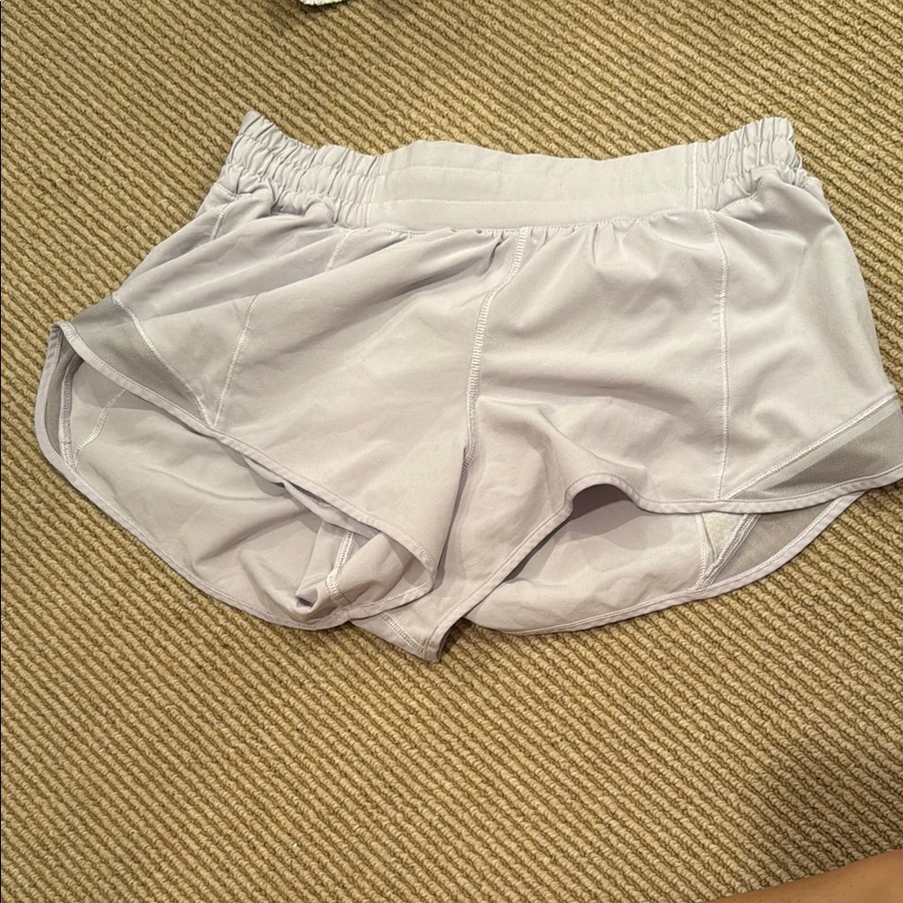 Women's White Athletic Shorts